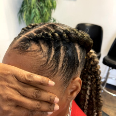 Feed-In Cornrow